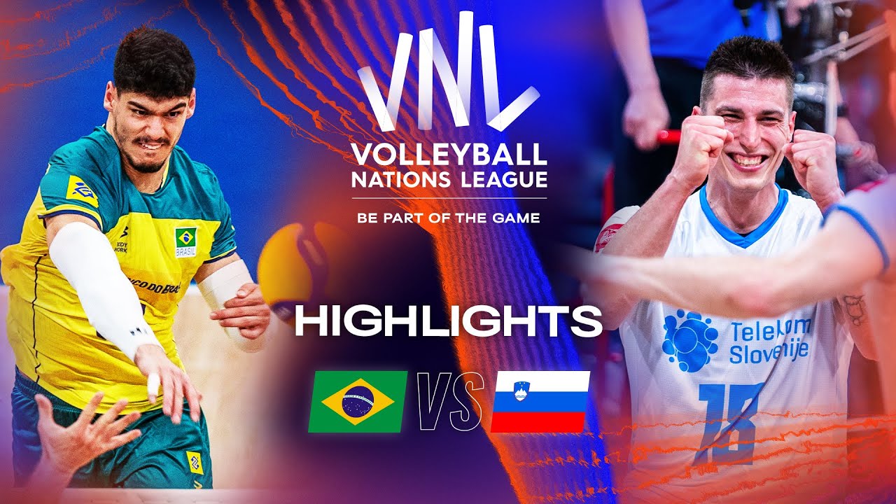 BRA Vs SLO Highlights Week 2 Men S VNL 2023