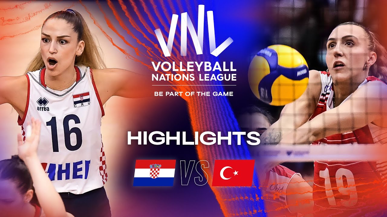 Cro Vs Tur Highlights Week Women S Vnl