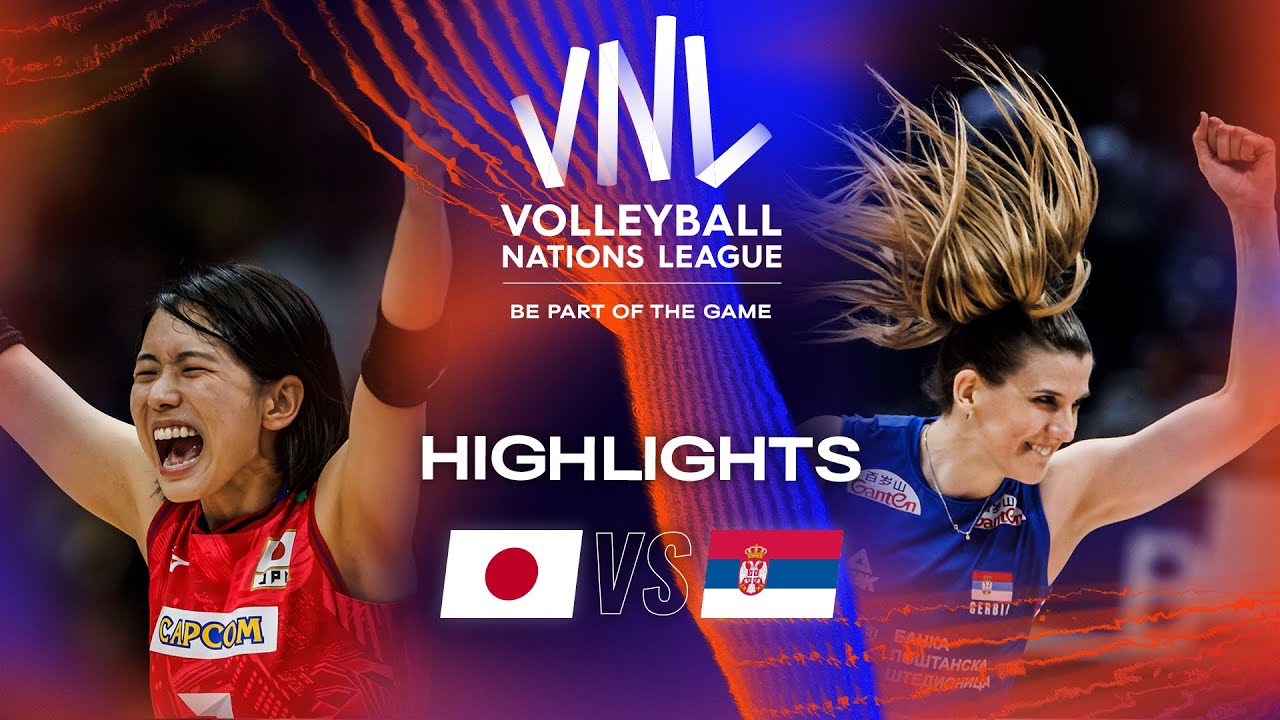 Jpn Vs Srb Highlights Week Women S Vnl