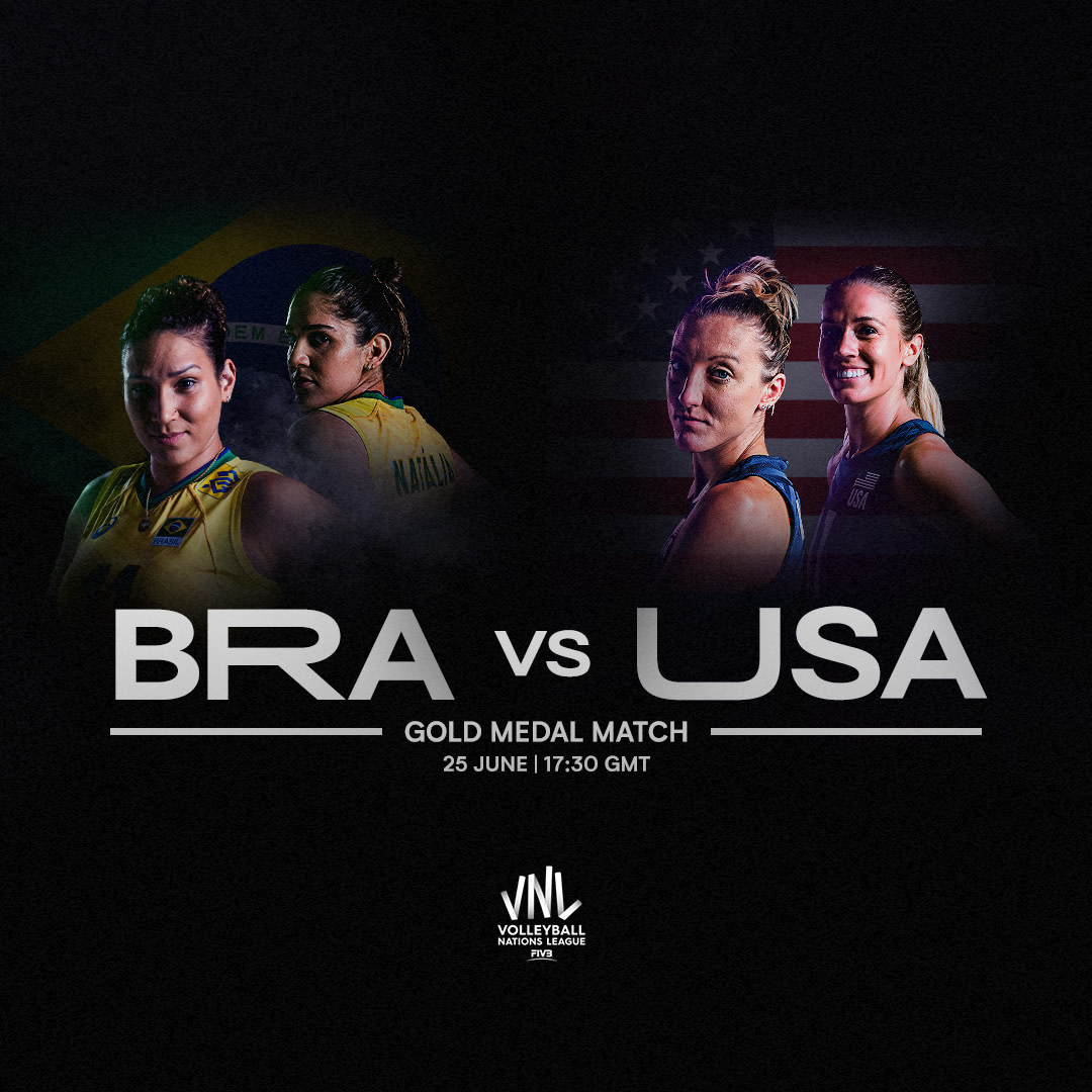 2021 VNL Women S Final Brazil V USA Stats Preview