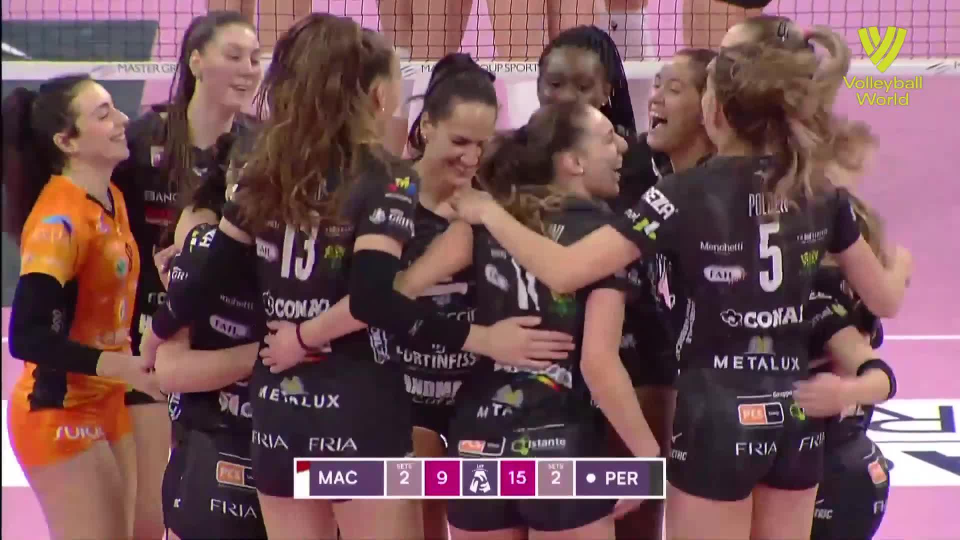 Bartoccini Fortinfissi Perugia Vs Cbf Balducci Hr Macerata FIVB