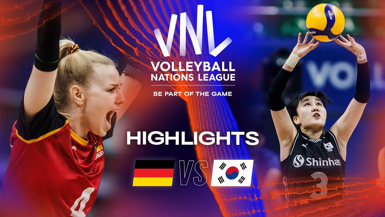 GER Vs KOR Highlights Week 2 Women S VNL 2023