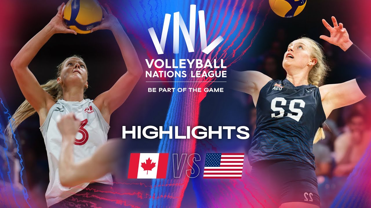 CAN Vs USA Highlights Week 2 Women S VNL 2024