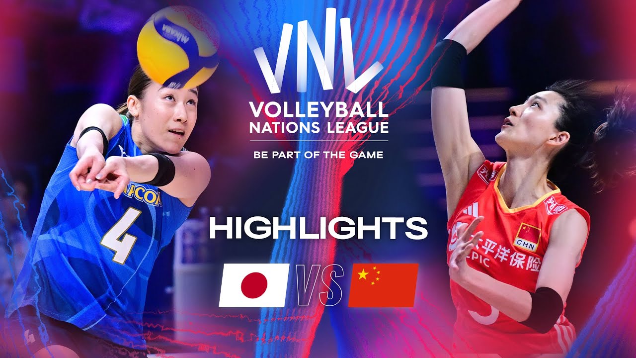 Jpn Vs Chn Highlights Week Women S Vnl