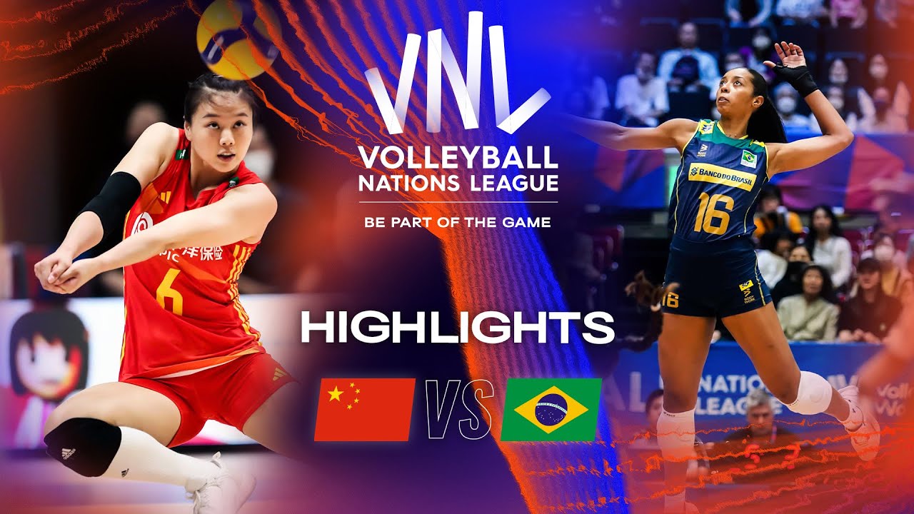 Chn Vs Bra Extended Highlights Week Women S Vnl