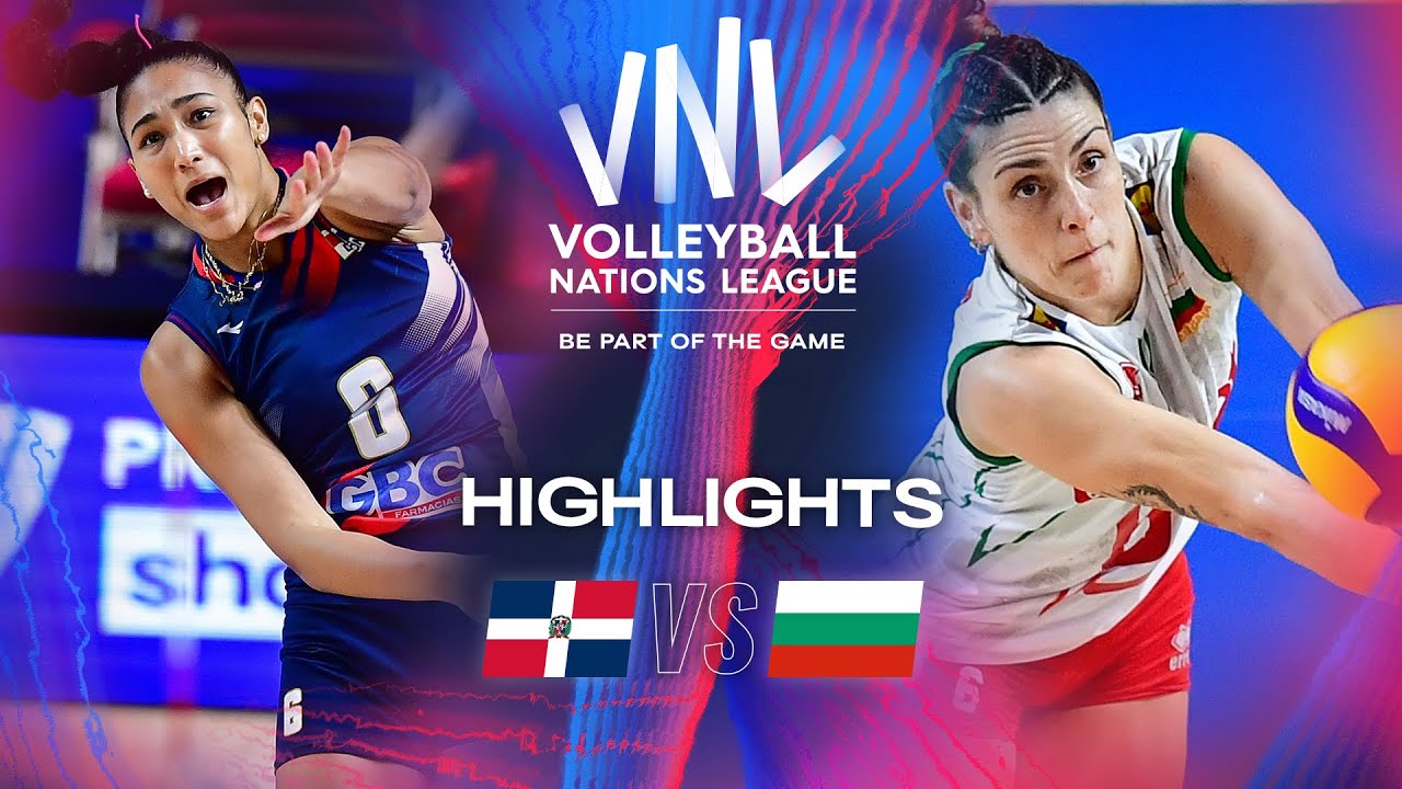 Dom Vs Bul Highlights Week Women S Vnl