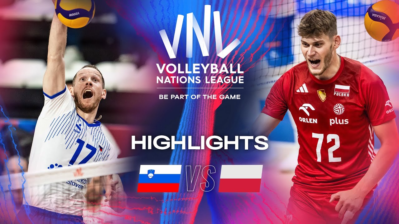 SLO Vs POL Highlights Week 1 Men S VNL 2024