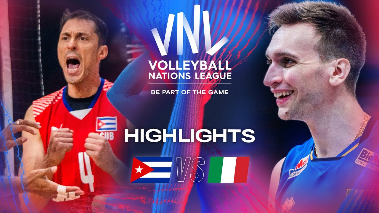 Cub Vs Ita Highlights Week Men S Vnl