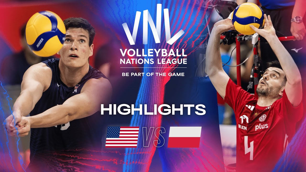 Usa Vs Pol Highlights Week Men S Vnl