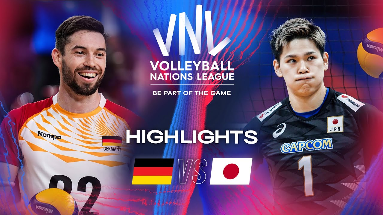 GER Vs JPN Highlights Week 2 Men S VNL 2024