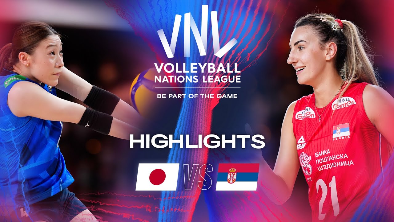 JPN Vs SRB Highlights Week 3 Women S VNL 2024