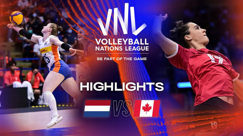 🇳🇱 NED vs. 🇨🇦 CAN - Highlights Week 3 | Women's VNL 2023