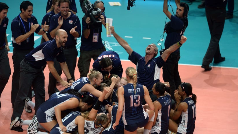 Coached by legendary Karch Kiraly, USA rejoice as first-time world champions in 2014