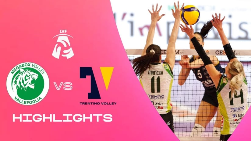 Vallefoglia vs. Trentino | Highlights | LVF A1 | 9a Giornata - Ritorno