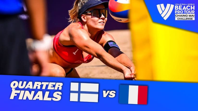 Ahtiainen/Lahti vs. Vieira/Chamereau - Quarter Finals Highlights | Chiang Mai 2023 #BeachProTour