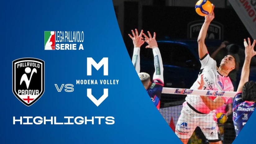 Padova vs. Modena | Highlights | Superlega | 16a Giornata