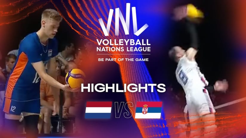 🇳🇱 NED vs. 🇷🇸 SRB - Highlights Week 2 | Men's VNL 2023