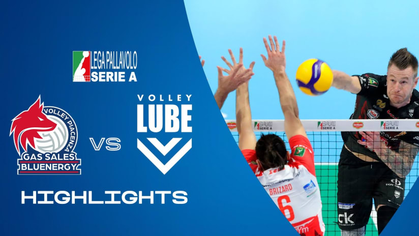 Piacenza vs. Civitanova | Highlights | Supercoppa | Semifinal