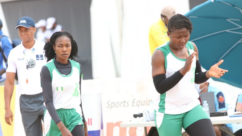 Nigeria will play Gambia in the women's quarterfinals (Photo: CAVB)