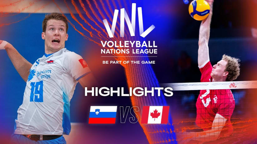 🇸🇮 SLO vs. 🇨🇦 CAN - Highlights Week 2 | Men's VNL 2023