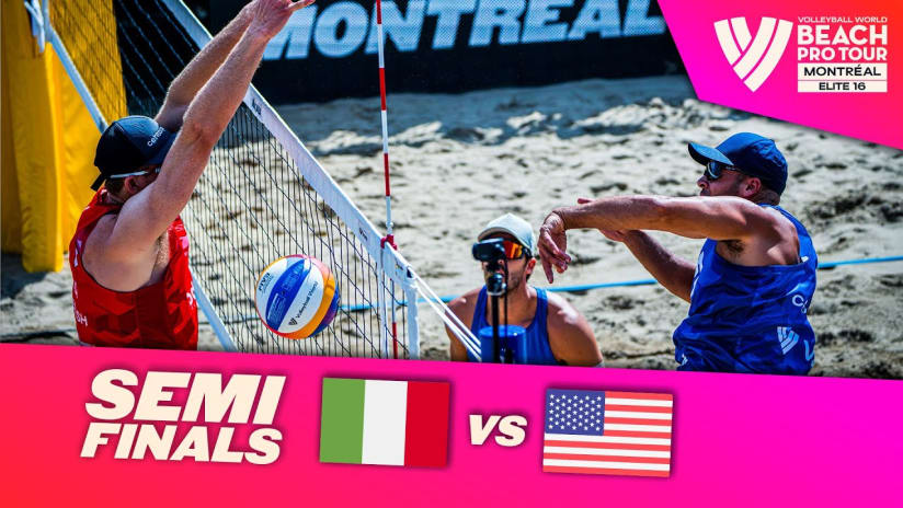 Ranghieri/Carambula vs. Partain/Benesh - Semi Finals Highlights Montréal 2023 #BeachProTour