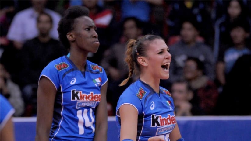 Egonu and setter Alessia Orro led Italy to win gold in 2015