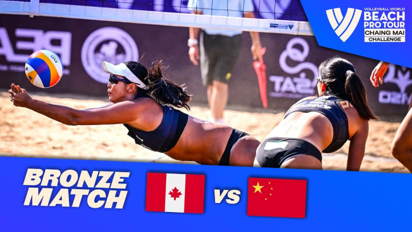 Pavan/McBain vs. Wang/J. Dong - Bronze Match Highlights | Chiang Mai 2023 #BeachProTour