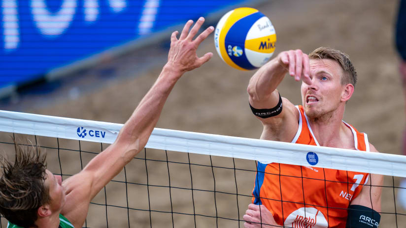 Boermans and De Groot started the day well for the Netherlands (Photo: CEV)