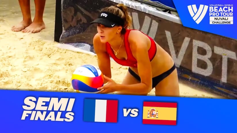 Placette/Richard vs. Álvarez M/Moreno - Semi Finals Highlights | Nuvali 2023 #BeachProTour