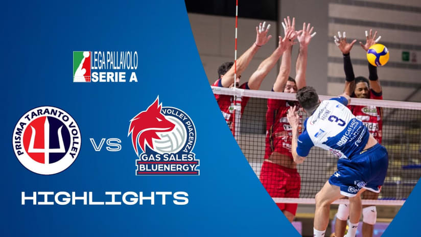 Taranto vs. Piacenza | Highlights | Superlega | 9a Giornata