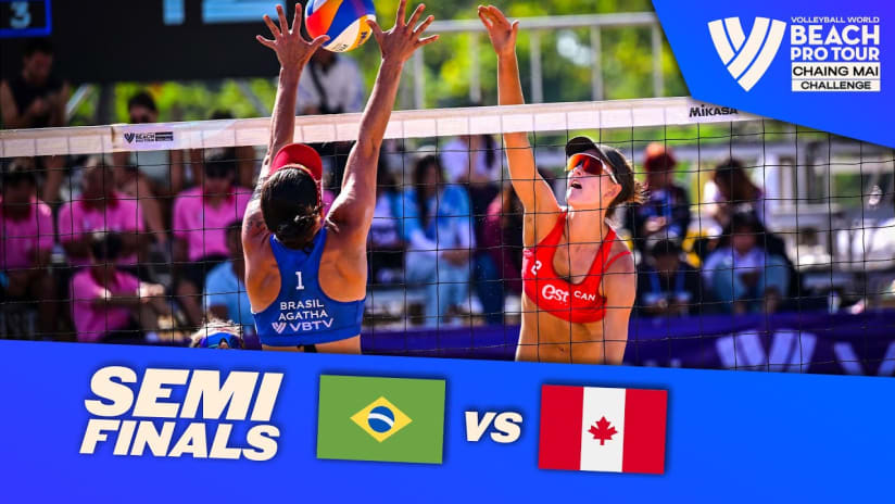 Agatha/Rebecca vs. Pavan/McBain - Semi Finals Highlights | Chiang Mai 2023 #BeachProTour