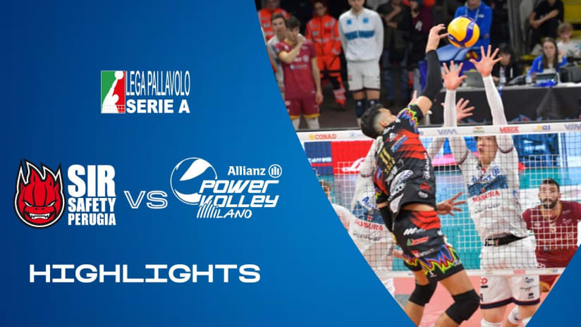 Perugia vs. Milano | Highlights | Superlega | 11a Giornata