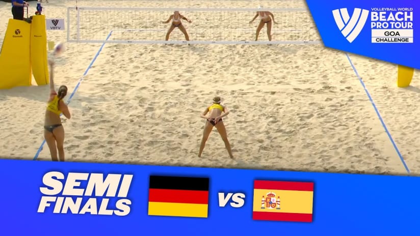 Ittlinger/Borger vs. Álvarez M/Moreno - Semi Finals Highlights Goa 2023 #BeachProTour