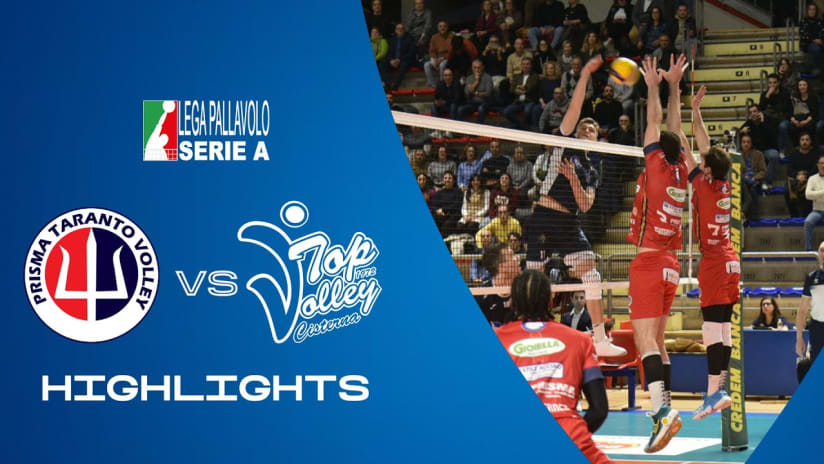 Taranto vs. Cisterna | Highlights | Superlega | 17a Giornata