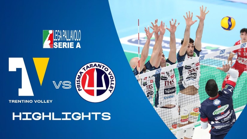 Trentino vs. Taranto | Highlights | Superlega | 2a Giornata
