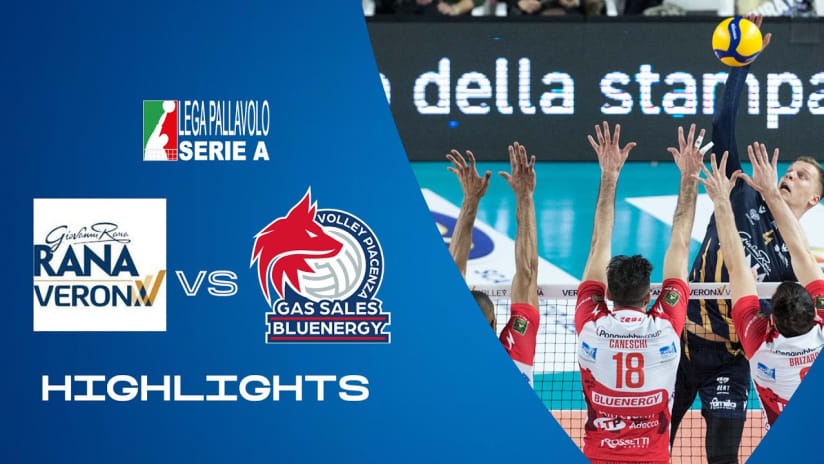 Verona vs. Piacenza | Highlights | Superlega | 19a Giornata