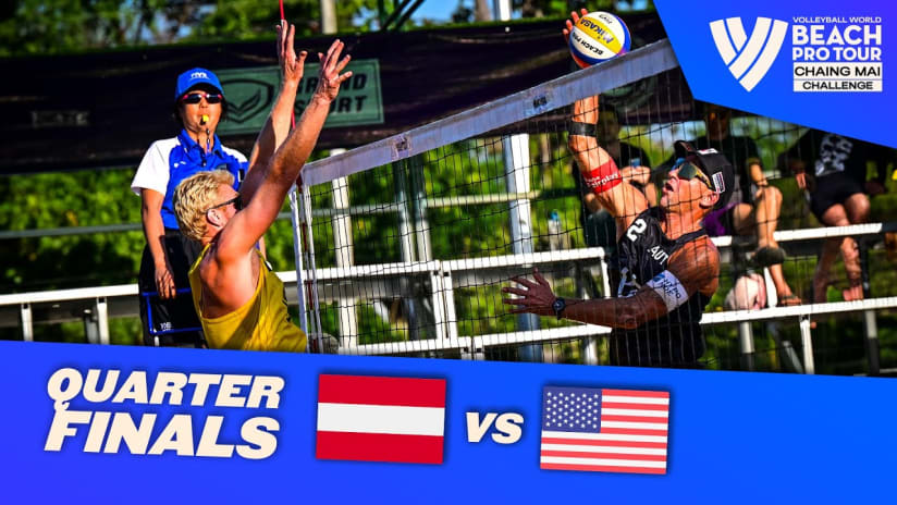 Hörl/Horst vs. Evans/Budinger - Quarter Finals Highlights | Chiang Mai 2023 #BeachProTour
