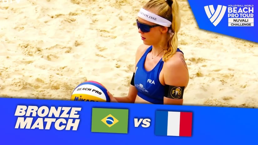Tainá/Victoria vs. Placette/Richard - Bronze Match Highlights | Nuvali 2023 #BeachProTour