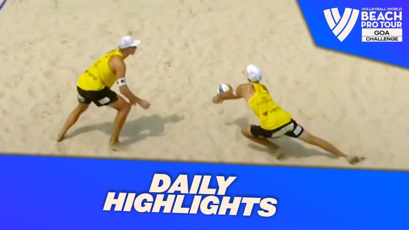 Daily Highlights Men's - Day 2 | Highlights Goa 2023 #BeachProTour