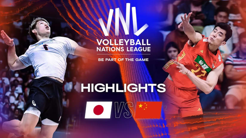 🇯🇵 JPN vs. 🇨🇳 CHN - Highlights Week 3 | Men's VNL 2023