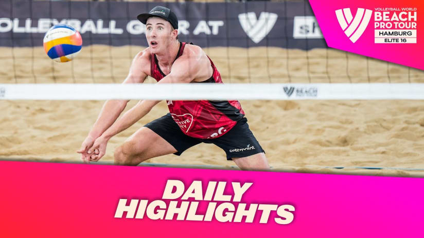 Daily Highlights Men's - Day 3 | Highlights Hamburg 2023 #BeachProTour