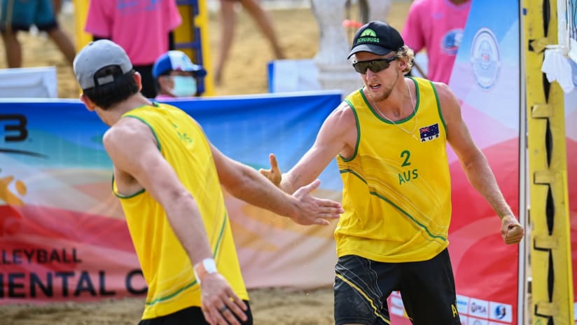 Guehrer and Schubert clinched Australia's spot in the final (Photo: AVC)