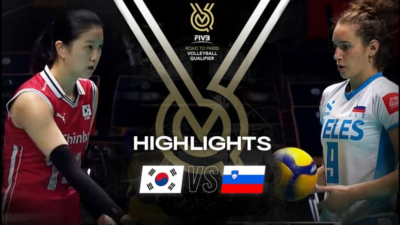 🇰🇷 KOR vs. 🇸🇮 SLO - Highlights | Women's OQT 2023
