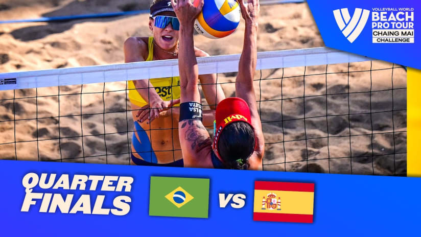 Agatha/Rebecca vs. Álvarez M/Moreno - Quarter Finals Highlights | Chiang Mai 2023 #BeachProTour