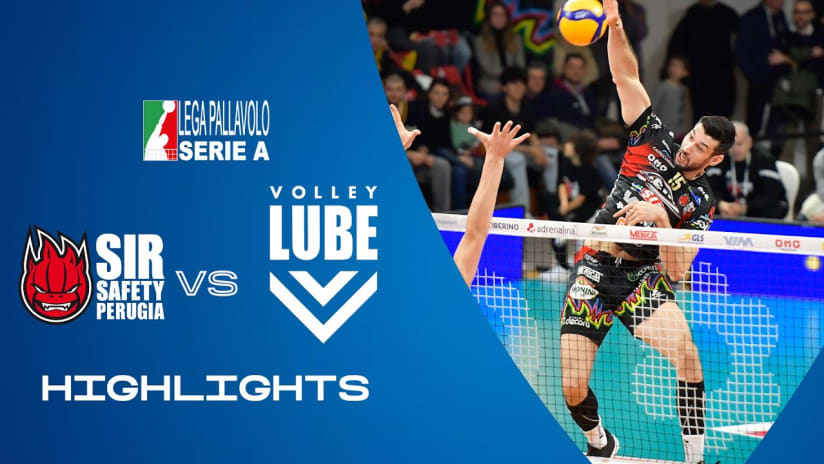 Perugia vs. Civitanova | Highlights | Superlega | 14a Giornata