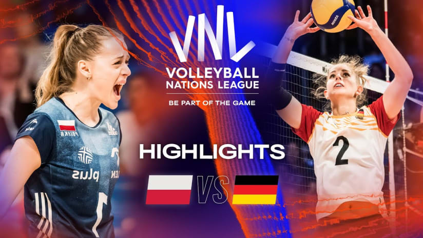 🇵🇱 POL vs. 🇩🇪 GER - Highlights Quarter Finals | Women's VNL 2023