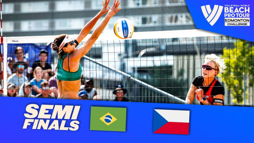 Carol/Barbara vs. Hermannova/Stochlova - Semi Finals Highlights Edmonton 2023 #BeachProTour