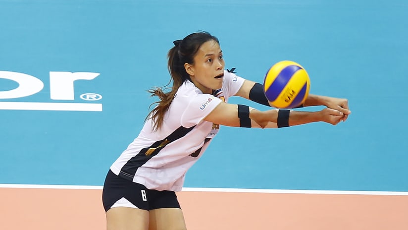 Wilavan Apinyapong in action during the 2016 FIVB Volleyball Women’s Club World Championship