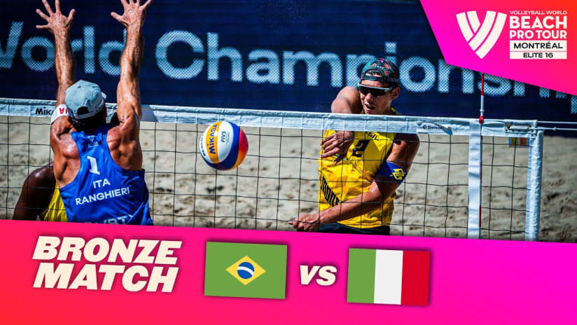 Evandro/Arthur vs. Ranghieri/Carambula - Bronze Match Highlights Montréal 2023 #BeachProTour