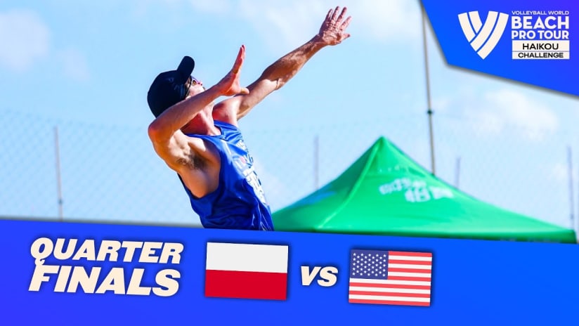 Kantor/Zdybek vs. Schalk/Bourne - Quarter Finals Highlights | Haikou 2023 #BeachProTour
